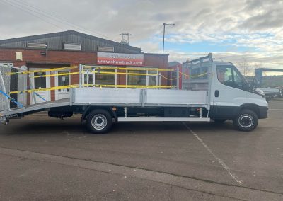 7.2T Beavertail body build for the hire industry