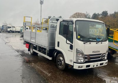 5.5T Flatbed body with tail-lift build used in the gas bottle delivery industry